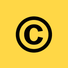 letter c for copyright icon